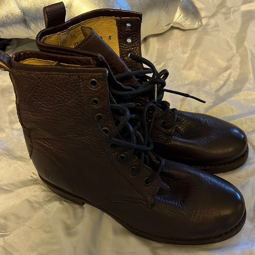 Frye Veronica Combat Boots